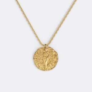 ⭐️Mint&Lily-Hammered Gold Zodiac Pendant Necklace